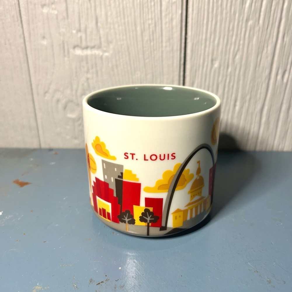 2015 Starbucks Coffee You Are Here Collection St Louis MO Arch Mug Cup 14 oz